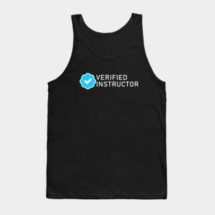 Instructor Verified Blue Check Tank Top